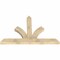 Ekena Millwork Richland Rough Sawn Timber Gable Bracket, Douglas Fir, 72"W x 48"H x 4"D x 6"F, 16/12 Pitch GBW072X48X0406RIC00RDF - alternate 5